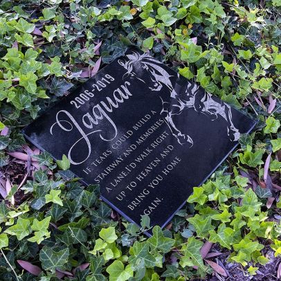 Personalized Horse Memorial Stones Customized Horse Headstones - If tears could build a stairway