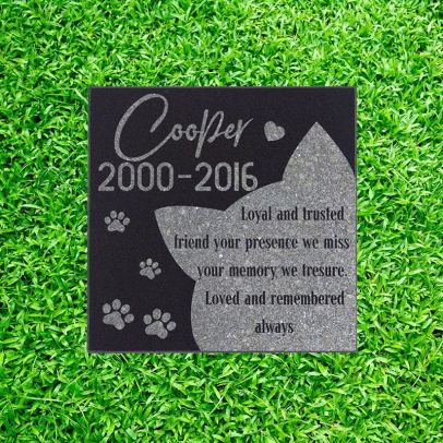 Personalized Pet Headstones Memorial Stones for Cats